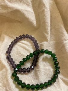 Set of 2 Beaded Bracelets