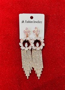 Dazzling Drop Earrings with Rhinestones newwdttag