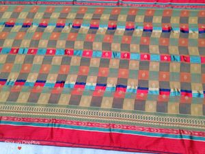 🇳🇿💫💗 Multicolour Elegant Checked Saree