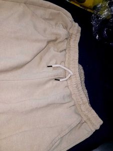 Nude Color Cargo Trousers For Women