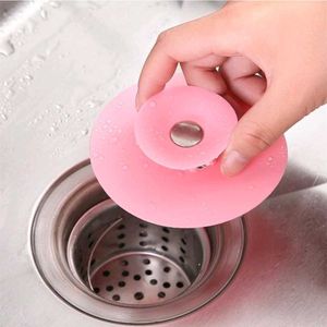 Set of 6 Blue Silicone Sink Strainers, ( New )