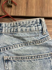 ZARA original ripped straight jeans