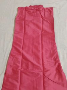 Elegant Coral Ethnic Gown