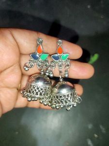 Bohemian Jhumka Earrings