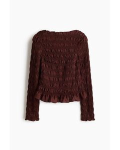 43 H&M SMOCKED top