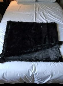 Faux Fur Plush Scarf🖤