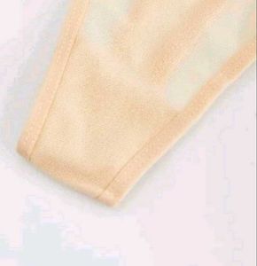 Sheer Lace Trim Thong Briefs