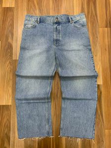 Light Wash Distressed Denim Jeans