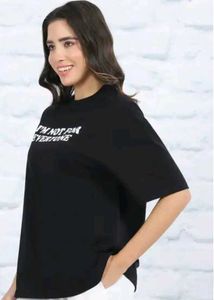 Shein Drop Shoulder Typographic Chest PrintCrew Ts