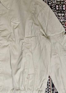 H&amp;M Cream Original Denim Jacket