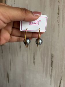 Cherry Hoop Earrings