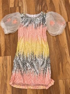 Sparkly Party Dress with Pouch