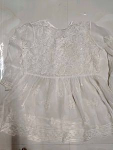 Elegant White Chikankari Kurti