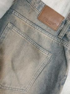 Stylish Wide Leg Denim Pants