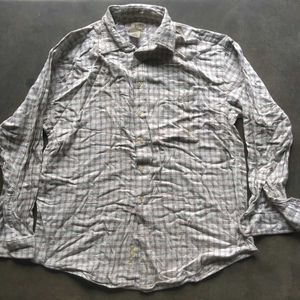 Classic Plaid Long Sleeve Button-Up Shirt