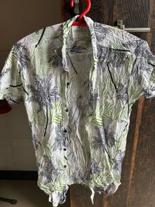 Men's Palm Tree Print Shirt