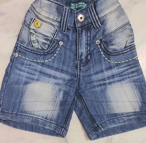 Blue Short's Or Nikkar For Baby Girl