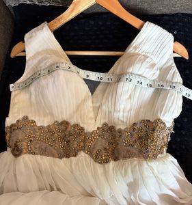 Elegant White Maxi Dress /Gown
