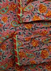 A floral print kurti