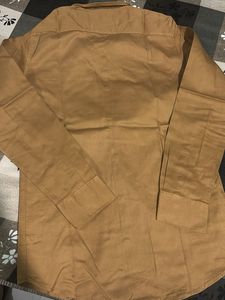 Men's Casual Brown Short Sleeve Shirt