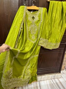 heavy Pakistani Zari work suit