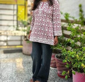 Kashmiri embroidered kurti