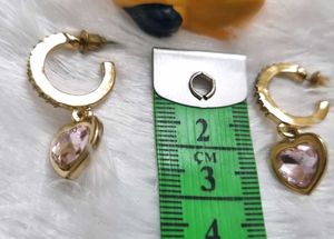 Charming Heart Drop Earrings