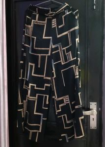 Chic Black Print Co-ord Set
