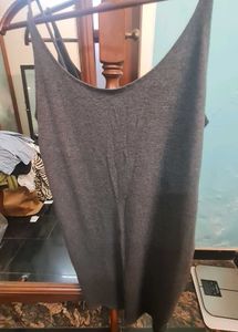 H&amp;M Knit Spaghetti Strap Slip Dress