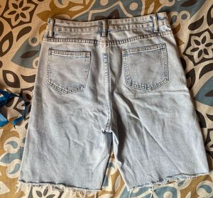 Urbanic Light Wash Denim Bermuda Shorts