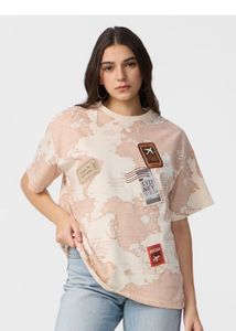 The Souled store Travel Themed Graphic T-Shirt