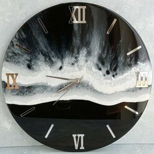 Unique Agate Slice Wall Clock