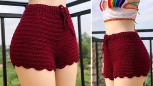 Handmade Crochet Shorts