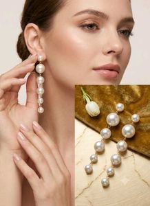 🎀combo 🎀Elegant Pearl Drop Earrings
