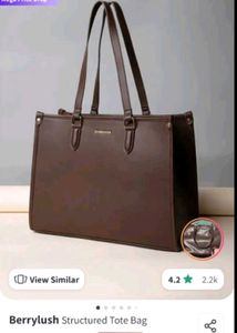 Berrylush Structured Tote Bag(unused)
