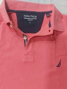 Nautica Men's Coral Polo Shirt