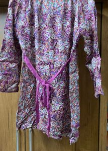 Bohemian Floral Print Kurta