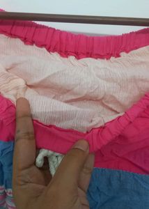 Pink &amp; Blue Cotton Skirt 🩷🩵
