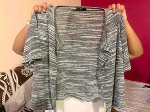 Lightweight Marled Knit Cardigan