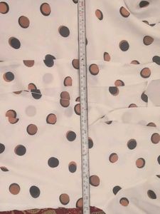 Polka Dot Blouse with Tie