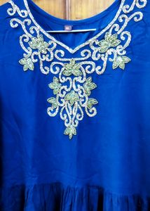 Anarkali Type Dress For Girls Size XL(Midi Length)