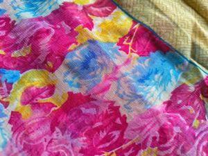 Vibrant Floral Saree