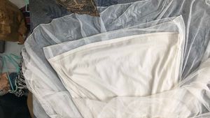 White Skirt double layer net(check  video)