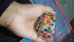 Colorful Beaded Bangle Set