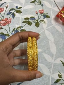 Elegant Gold Plated Bangles