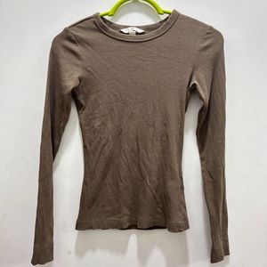 H&M Fitted Long Sleeve Top