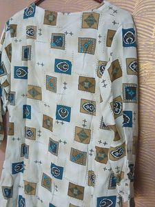 Stylish Printed Cotton Kurta