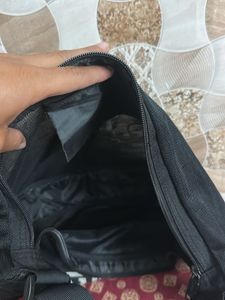 Spalding Black Messenger Bag