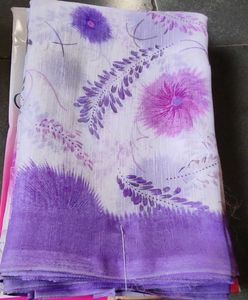 Floral Print Saree