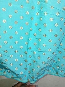Blue Printed Kurti